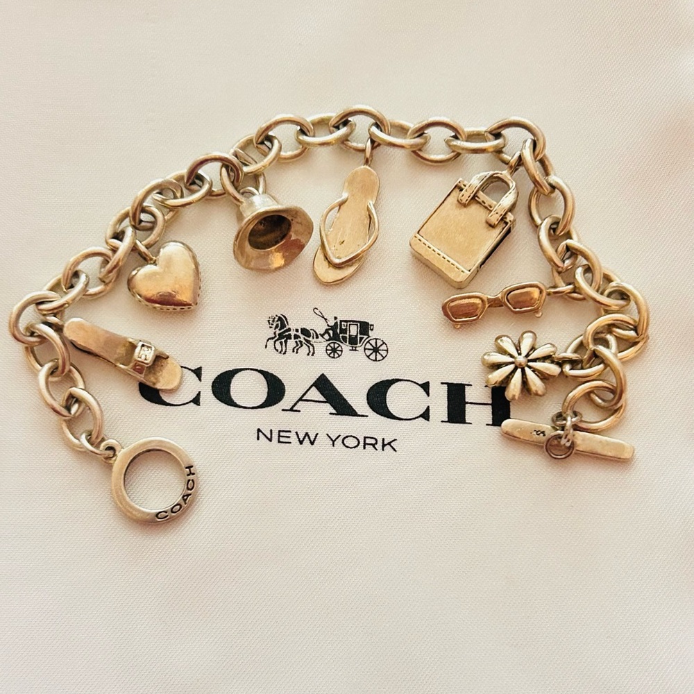 EXTREMELY RARE Coach Charm Bracelet - Picture 11 of 13